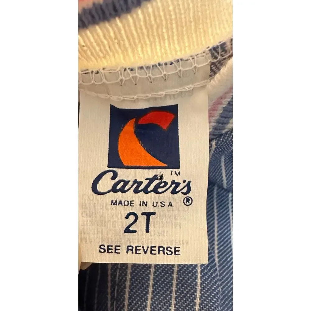Vintage Carter's Made in USA button Front Top Jacket Size 2T New NWT